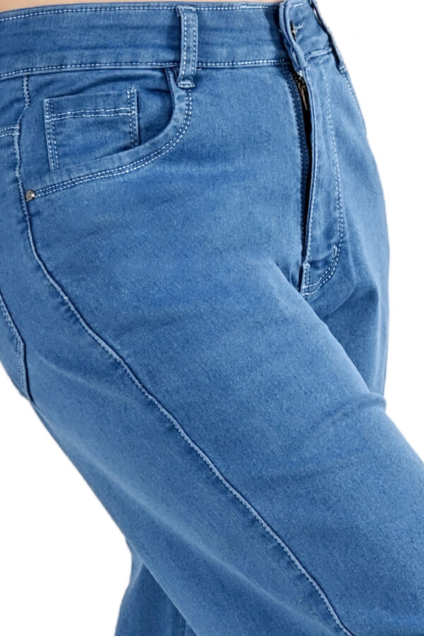 WOMEN’S BLUE STRAIGHT FIT JEANS