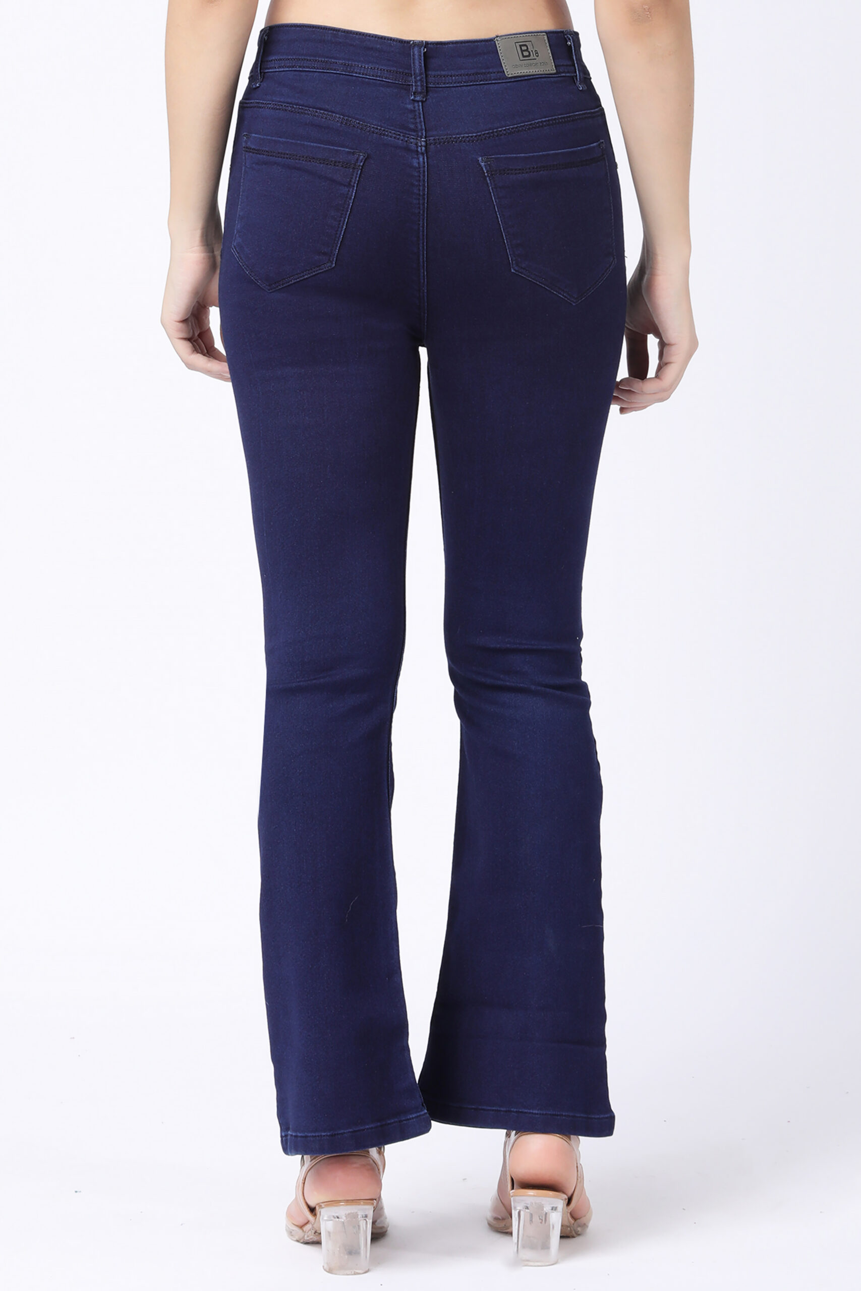 Women's Dark Blue Bootcut Jeans