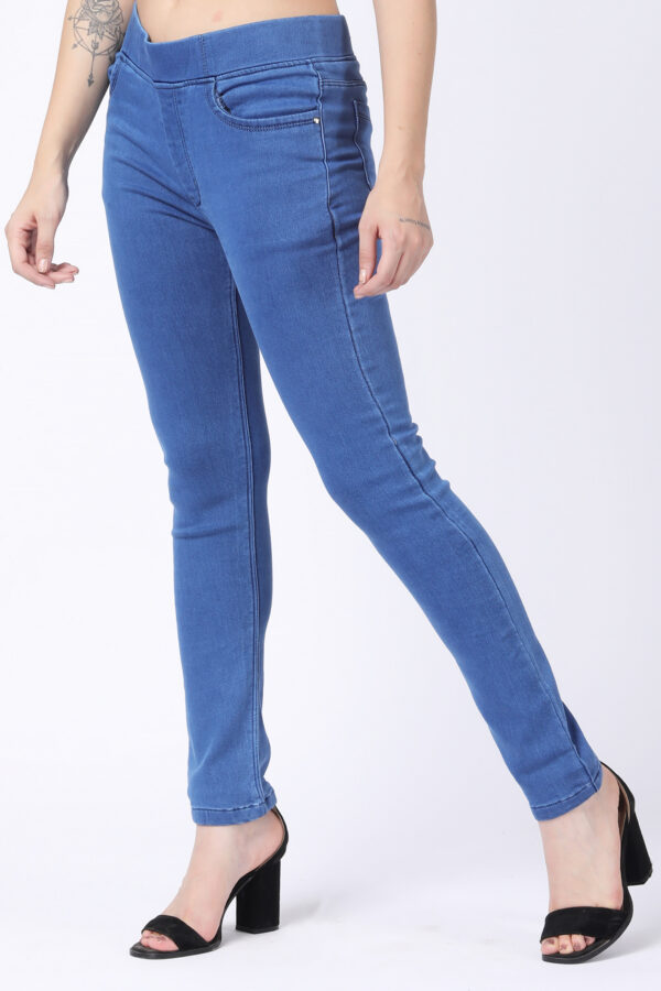 Women's Dark Blue Denim Jeggings