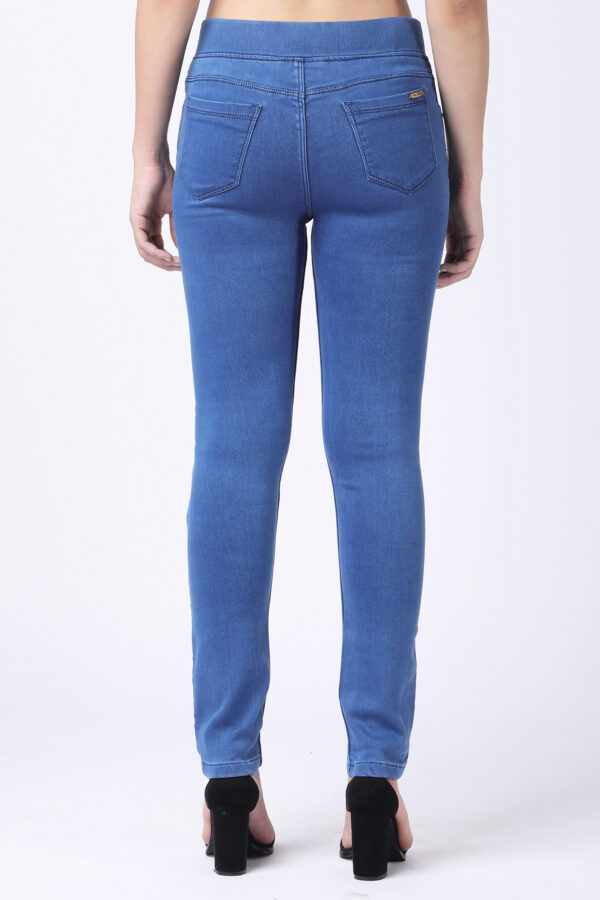 Women's Dark Blue Denim Jeggings