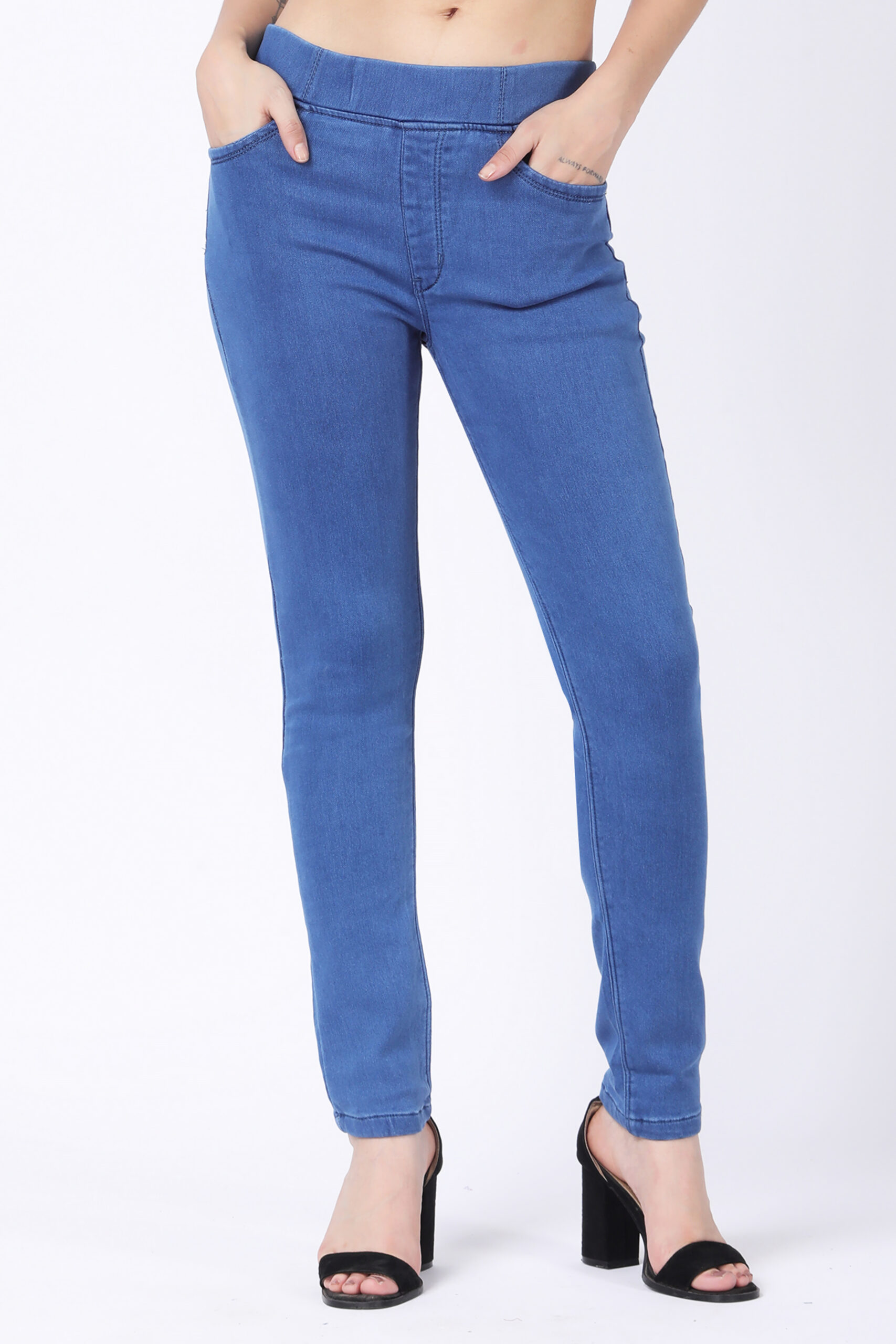 Women's Dark Blue Denim Jeggings