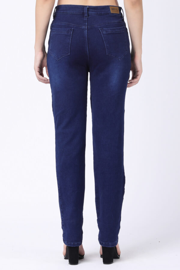 Women's Dark Blue Skinny Fit Jeans