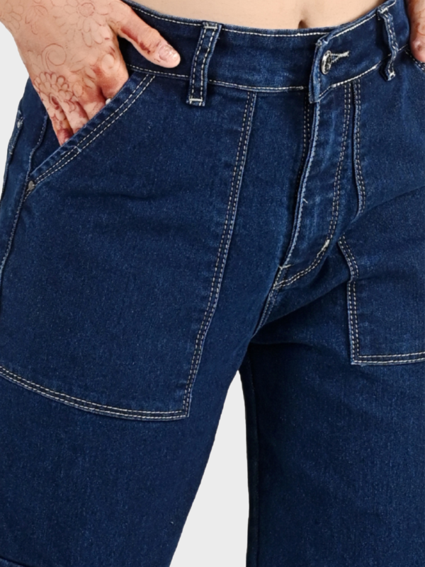 Women's Blue Cargo jeans