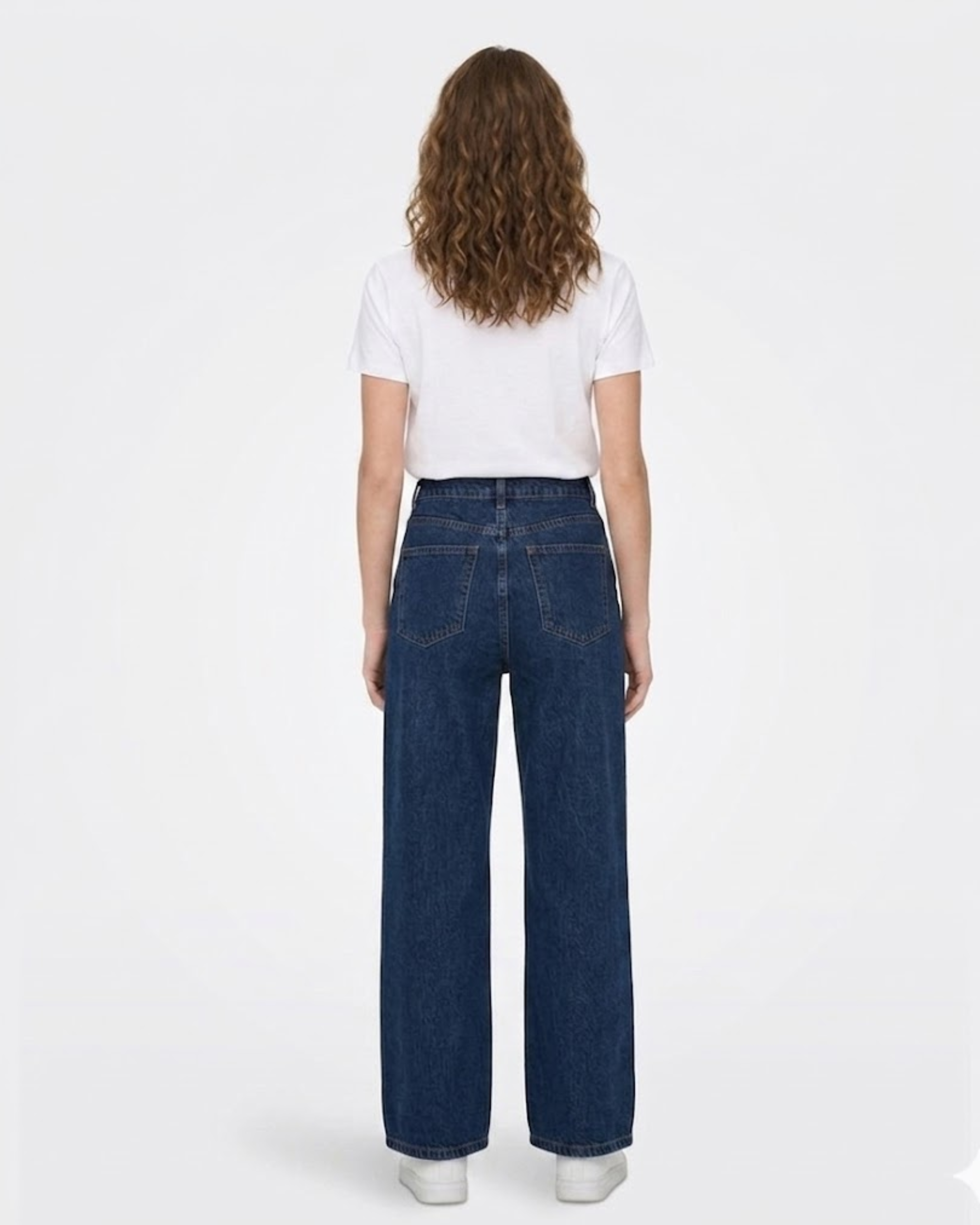 dark blue Straight Fit Denim Jeans