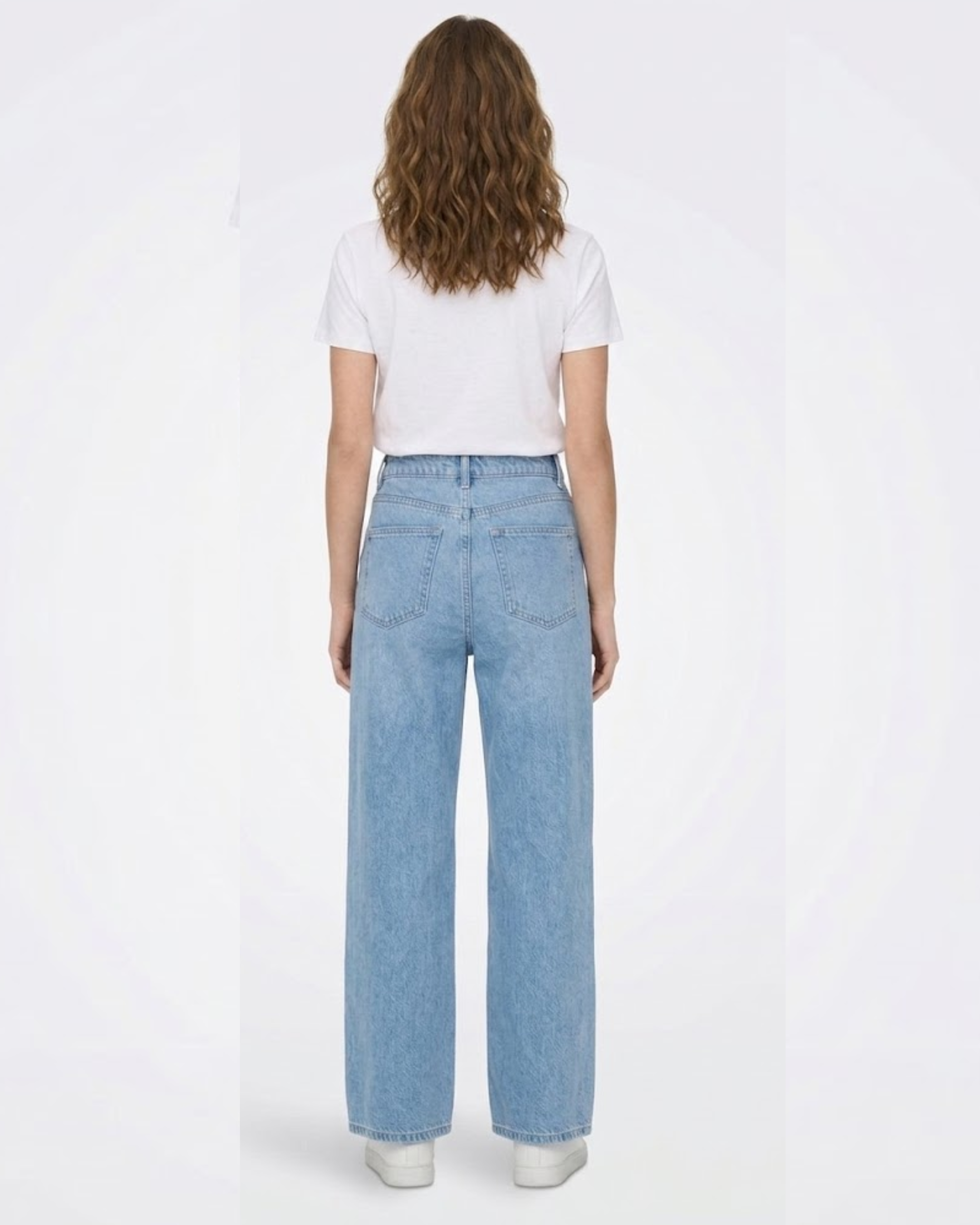 light blue Straight Fit Denim Jeans